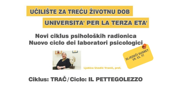 Novi ciklus psiholoških radionica “Ponedjeljkom u 5”