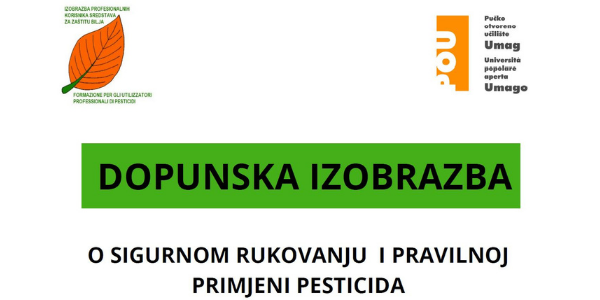 Dopunska izobrazba o sigurnom rukovanju i pravilnoj primjeni pesticida - 28.02.2022.